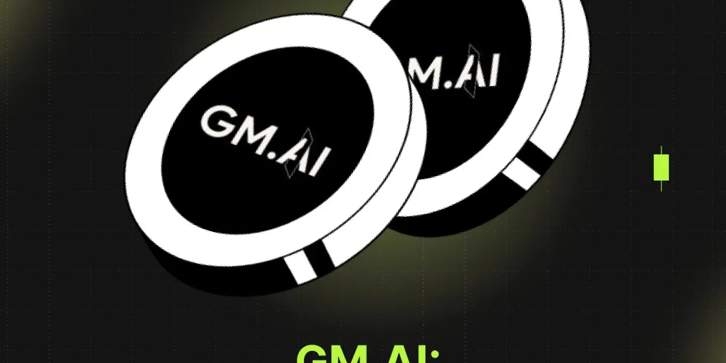 Bitunix Two black and white coins labeled GM.AI overlap on a dark background. Below them, text reads: GM.AI—everything you need to know about the innovative platform. Neon green and white accents highlight the image.