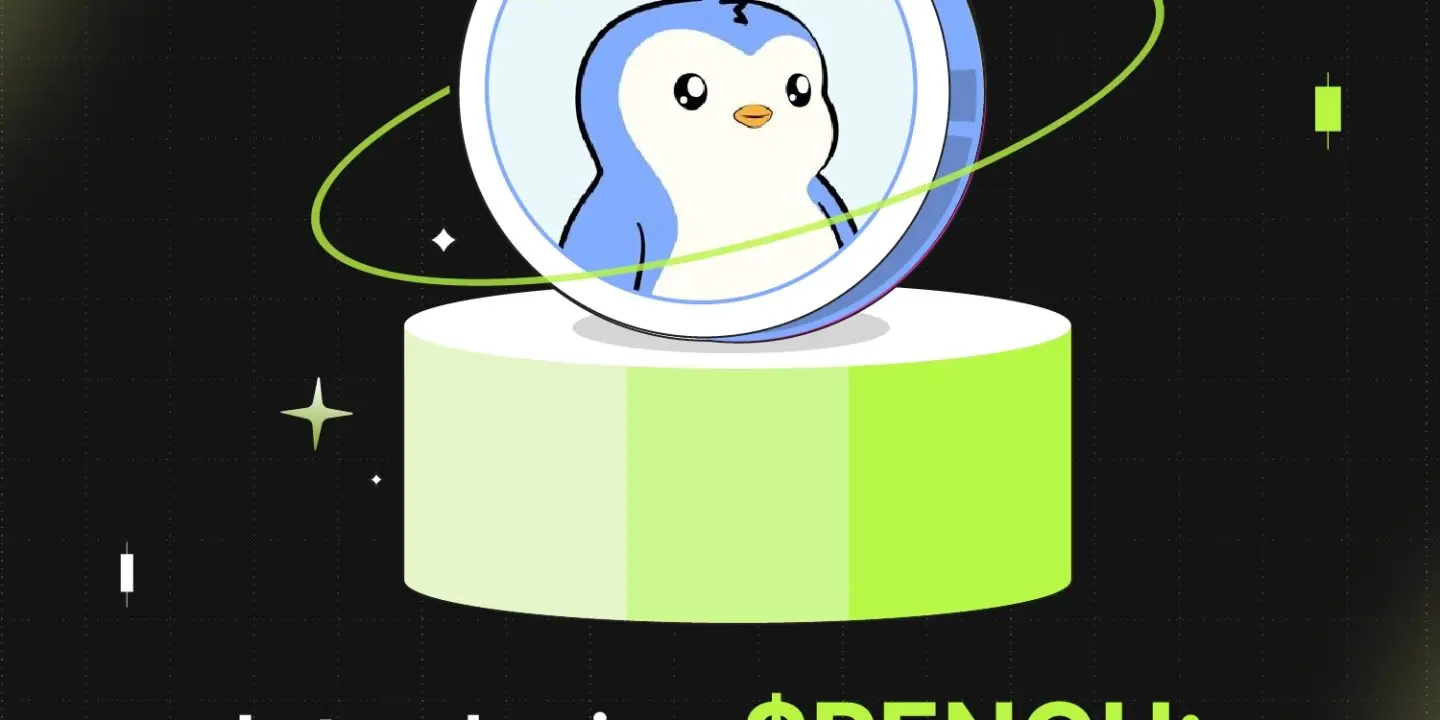 Bitunix A cartoon penguin inside a silver coin sits on a green pedestal, with $PENGU: The Pudgy Penguins Token written below. The black background sparkles with scattered stars, spotlighting $PENGU’s unique charm. | Bitunix Bitunix A cartoon penguin inside a silver coin sits on a green pedestal, with $PENGU: The Pudgy Penguins Token written below. The black background sparkles with scattered stars, spotlighting $PENGU’s unique charm.