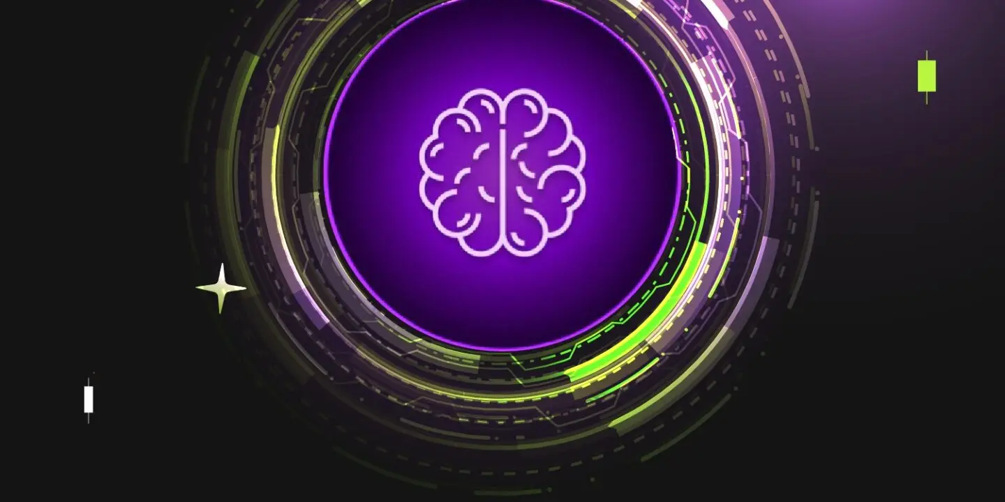 Bitunix A glowing digital illustration featuring a brain icon in a purple circle, surrounded by futuristic circular patterns. Below, neon green text reads, PAAL AI What Is a PAAL Token? on a black background.