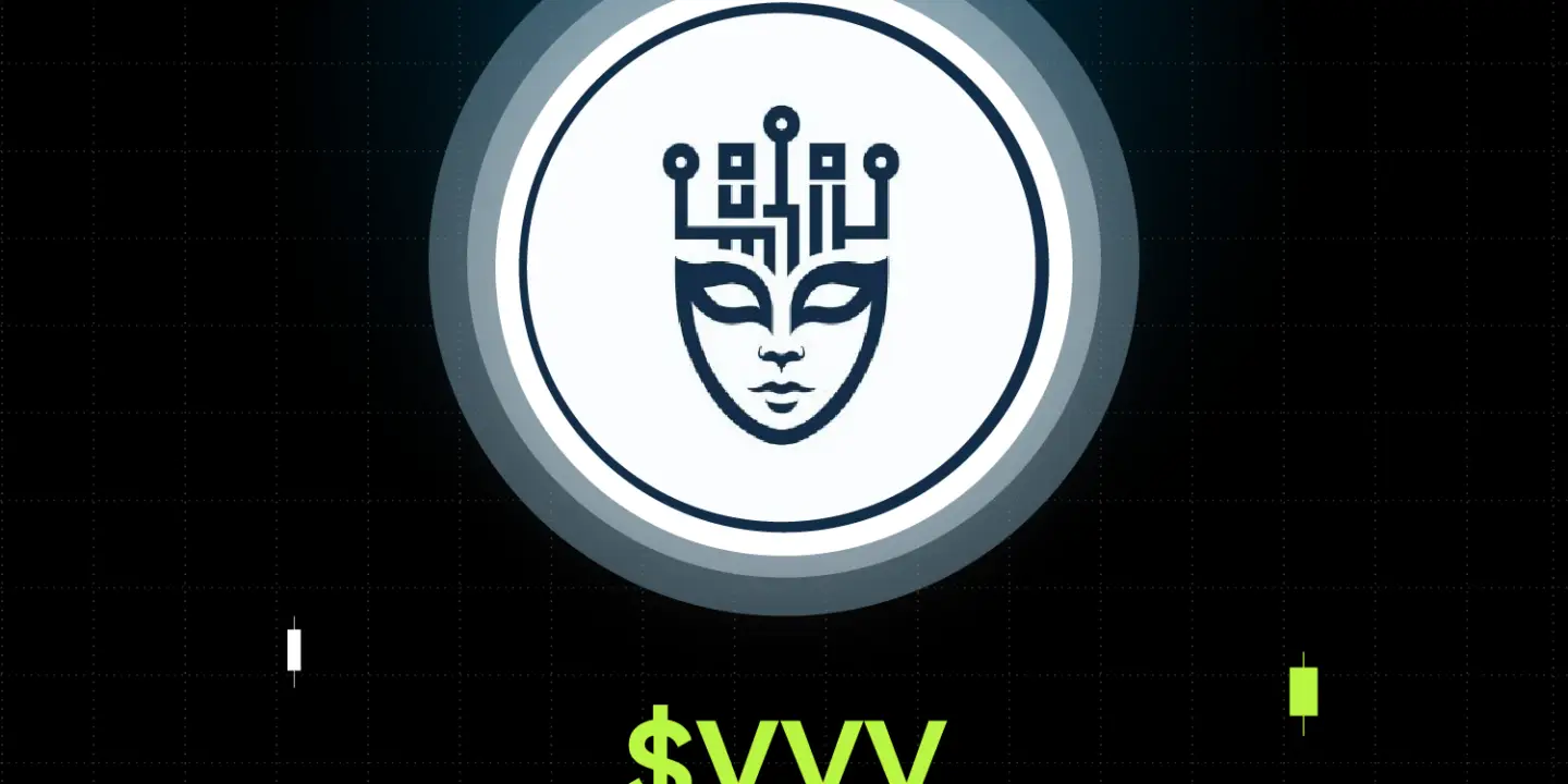 Bitunix A digital coin with a stylized mask and circuit design is centered above the green text $VVV Venice AI Token on a dark, grid-like background with glowing accents. | Bitunix Bitunix A digital coin with a stylized mask and circuit design is centered above the green text $VVV Venice AI Token on a dark, grid-like background with glowing accents.