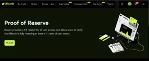 Bitunix A dark-themed webpage for Bitunix features the text Proof of Reserve and a description about verifying a 1:1 reserve for user assets. On the right, there’s an illustrated monitor displaying a graph, with a phone and debit cards nearby. | Bitunix Bitunix A dark-themed webpage for Bitunix features the text Proof of Reserve and a description about verifying a 1:1 reserve for user assets. On the right, there’s an illustrated monitor displaying a graph, with a phone and debit cards nearby.