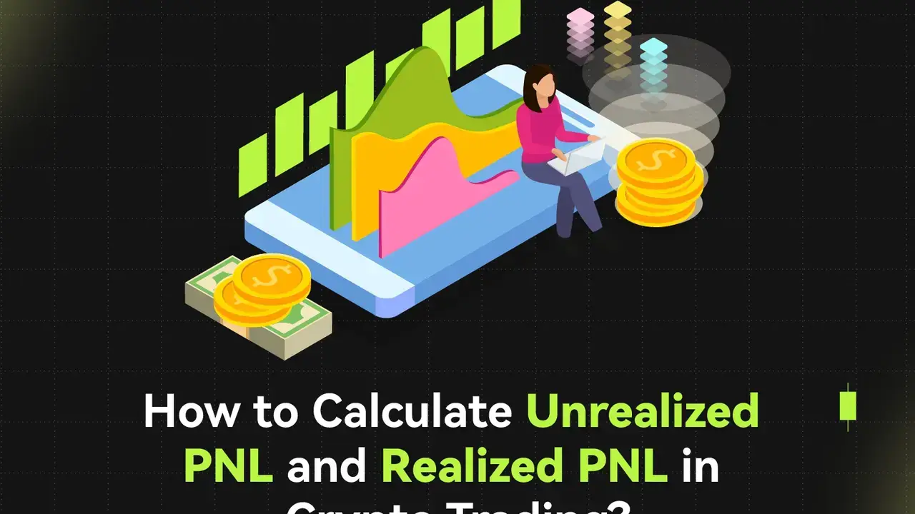 Bitunix An illustration of a person analyzing colorful pnl charts on a large mobile device, stacks of coins nearby, with the text: How to Calculate Unrealized PNL and Realized PNL in Crypto Trading?. | Bitunix Bitunix An illustration of a person analyzing colorful pnl charts on a large mobile device, stacks of coins nearby, with the text: How to Calculate Unrealized PNL and Realized PNL in Crypto Trading?.