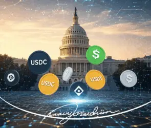 Stablecoins surrounding White House