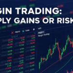 Crypto margin trading interface showing profit and loss data with candlestick chart, highlighting the risks and rewards of leveraged trading