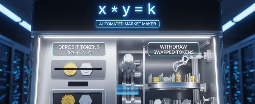 liquidity pool with crypto tokens