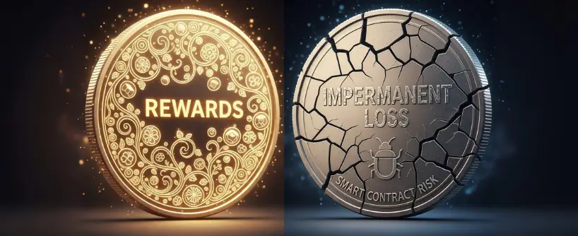 liquidity pool with crypto tokens