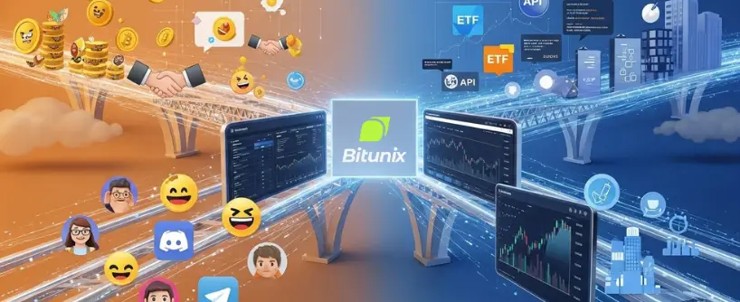 Perdagangan Spot 2025: Institusi vs Memecoin | Bitunix | Bitunix Siapa memimpin pasar perdagangan spot 2025: ETF, GBTC, dan institusi, atau memecoin seperti TRUMP dan SHIB? Analisis tren, likuiditas, tokenisasi, serta peran Bitunix.