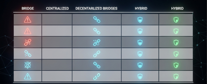 Centralized vs Decentralized vs Hybrid Bridges: Pros and Cons Explained | Bitunix Centralized vs Decentralized vs Hybrid Bridges: Pros and Cons Explained