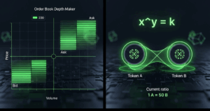 Learn how order book trading compares to liquidity pools. See how AMMs price assets, why DeFi uses liquidity pools, key risks, and when an order book still wins.