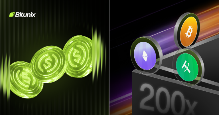 Bitunix Launches USDC-M Futures and 200x BTC, ETH Leverage | Bitunix