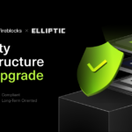 Bitunix A digital graphic showing logos of Bitunix, Fireblocks, and Elliptic with text: “Security Infrastructure Dual Upgrade.” Layered security icons and a green shield with a check mark are on the right. Bullet points: Secure, Compliant, Long-Term Oriented. | Bitunix Bitunix Elevates Security With Fireblocks and Elliptic KYT | Bitunix