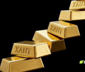 Bitunix Five gold bars labeled “XAUT” are stacked diagonally against a black background. The Bitunix logo appears in the lower right corner.